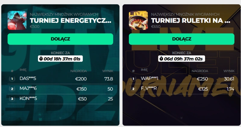 Energy Casino Turnieje